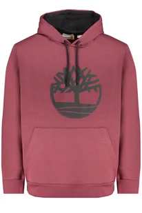 CZERWONA BLUZA MĘSKA Z ZAMKIEM TIMBERLAND - Bluzy męskie - miniaturka - grafika 1