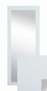 Lustro wiszące w ozdobnej ramie 120x50 cm w kolor biały do salonu pokoju sypialni B.D. Art - Lustra Lustro wiszące w ozdobnej ramie 120x50 cm w kolor biały do salonu pokoju sypialni B.D. Art - Lustra - miniaturka - grafika 1