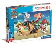 Puzzle - Puzzle 60 Maxi Super Kolor Paw Patrol Clementoni - miniaturka - grafika 1