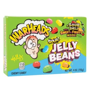 Warheads Sour Jelly Beans 113g - Cukierki - miniaturka - grafika 1