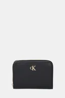 Portfele - Calvin Klein portfel skórzany damski kolor czarny LV04F1064G - miniaturka - grafika 1