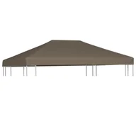 Pawilony ogrodowe - vidaXL Zadaszenie do altany, 310 g/m, 3 x 3 m, kolor taupe - miniaturka - grafika 1