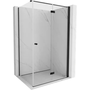 Mexen Mist-F T kabina prysznicowa składana prawa 115 x 85 cm, transparent, czarna - 8A6T-115-085-70-00-P - Kabiny prysznicowe - miniaturka - grafika 1