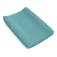 Przewijaki - Pokrowiec na przewijak 50x70 frotte z gumką turkusowy - miniaturka - grafika 1
