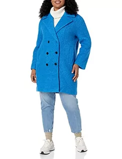 Płaszcze damskie - Desigual płaszcz damski, niebieski, XXL - grafika 1