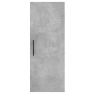 Wysoka szafka, szarość betonu, 34,5x34x180 cm Lumarko! - Szafki do salonu - miniaturka - grafika 1
