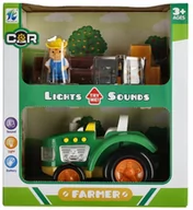 Samochody i pojazdy dla dzieci - Traktor z akcesoriami Farmer MEGA CREATIVE 500633 - miniaturka - grafika 1