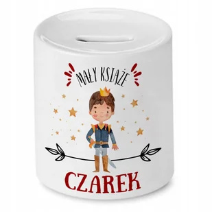 Skarbonka 330 ml Dla Czarka Syna Dziecka Prezent z Nadrukiem ze Zdjęciem - Skarbonki - miniaturka - grafika 1