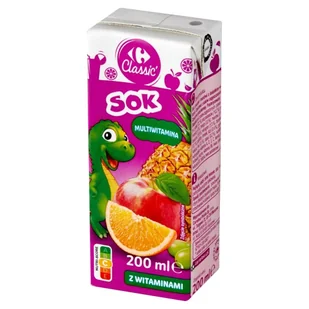 Carrefour Classic Sok multiwitamina 200 ml - Soki i napoje niegazowane - miniaturka - grafika 1