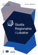 Czasopisma - Studia Regionalne i Lokalne 4 (86) 2021 - miniaturka - grafika 1