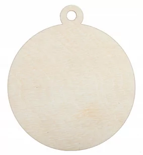 BOMBKA zawieszka BOMBKI sklejka Decoupage 10cm - Bombki - miniaturka - grafika 1