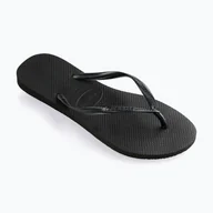 Klapki i japonki damskie - Japonki damskie Havaianas Slim black - miniaturka - grafika 1