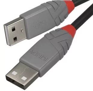 Lindy 36692 Kabel USB 2.0 A-A Anthra Line 1m LY-36692 - Kable USB - miniaturka - grafika 4