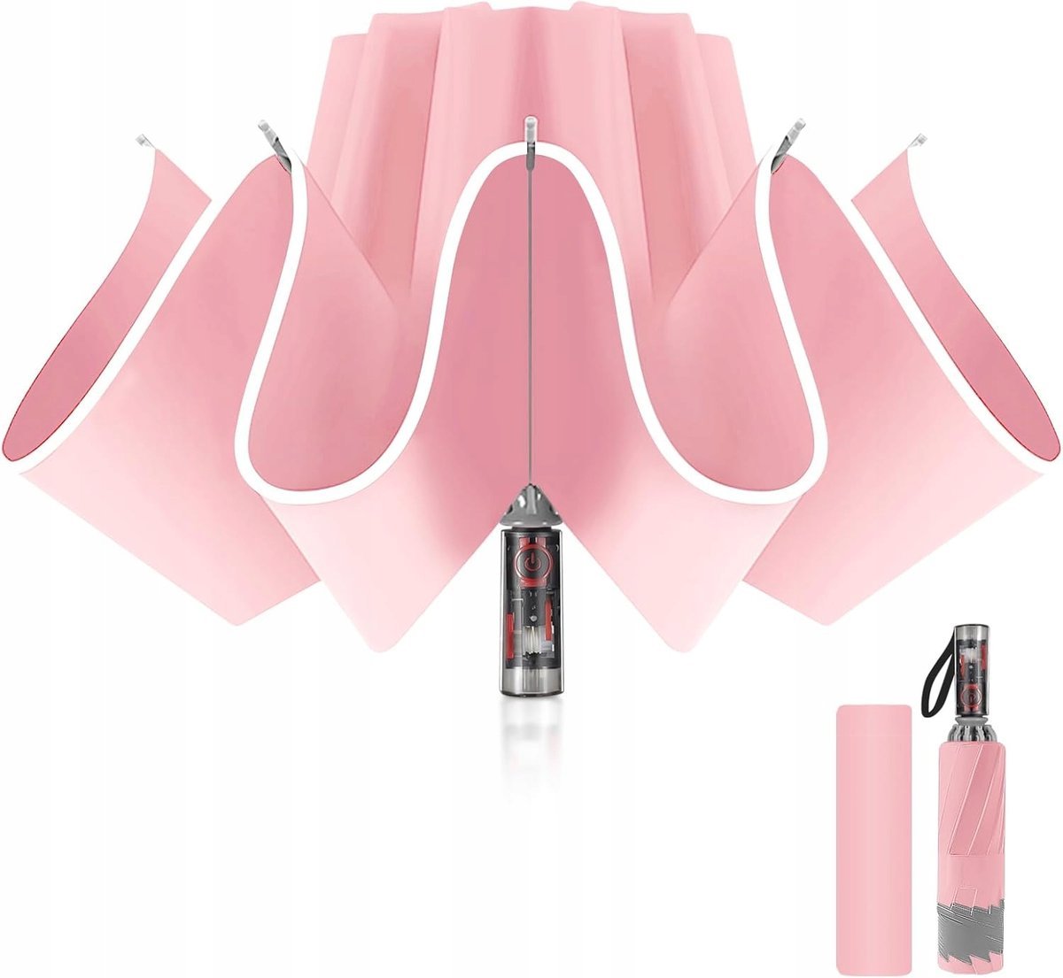 PARASOL AUTOMATYCZNY WIATROSZCZELNY 105CM 10 ŻEBER MECHANICZNY SKŁADANY