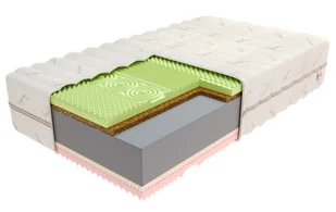Materac piankowy RELAX lateks visco kokos - 80 x 200 - H4 twardy / H3 średnio twardy - 22 cm - Materace - miniaturka - grafika 1
