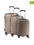 Torby podróżne - Canadian Peak 3-częściowy zestaw "Sourcingeak" w kolorze jasnobrązowym - miniaturka - grafika 1