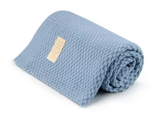 Memi, Kocyk z wełny Merino, Baby Blue - Koce i narzuty dla dzieci - miniaturka - grafika 1