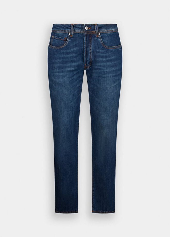 Jeansy męskie liu jo jeans slim fit denim scuro altro