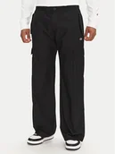 Spodnie męskie - Champion Spodnie cargo 220763 Czarny Relaxed Fit - miniaturka - grafika 1