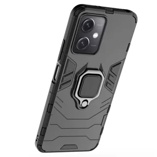 Ring Armor etui do Xiaomi Redmi Note 12 5G / Poco X5 5G pancerny pokrowiec uchwyt magnetyczny ring czarne - Etui i futerały do telefonów - miniaturka - grafika 13