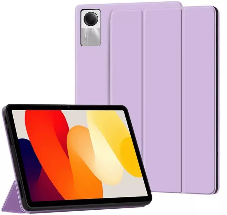 Etui na tablet 4kom.pl Etui pokrowiec futerał MAGNES Smart do Xiaomi Redmi Pad SE 11 2023, fioletowe