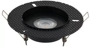 Nowodvorski łazienkowe oczko stropowe Echo GU10 czarne IP54 8372 - Lampy sufitowe - miniaturka - grafika 2