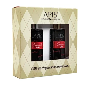 Apis Sensual Girl zestaw prezentowy do pielęgnacji ciała balsam do ciała 300 ml + żel do mycia 300 ml - Zestawy kosmetyków damskich Apis Sensual Girl zestaw prezentowy do pielęgnacji ciała balsam do ciała 300 ml + żel do mycia 300 ml - Zestawy kosmetyków damskich - miniaturka - grafika 1