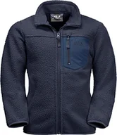 Kurtki i płaszcze dla chłopców - Jack Wolfskin Ice Cloud Jacket K Kurtka Unisex - Dla dzieci i młodzieży, niebieski noc, 152 - miniaturka - grafika 1