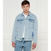 Kurtki męskie - Karl Lagerfeld Jeans Kurtka jeansowa | Regular Fit - miniaturka - grafika 1