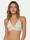 Stroje kąpielowe - Calvin Klein Swimwear Góra od bikini LV00Q61222 Zielony - miniaturka - grafika 1