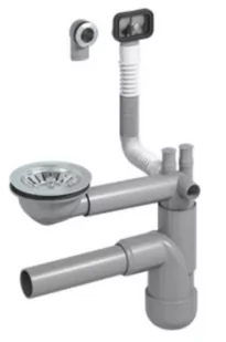 Syfon zlewozmywakowy Flexloc Pro 1-komorowy 90 mm - Syfony - miniaturka - grafika 1