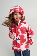 Kurtki i płaszcze dla dziewczynek - Reima kurtka przeciwdeszczowa dziecięca Vesi kolor różowy - miniaturka - grafika 1