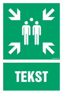 ZNAK NA ZAMÓWIENIE WZÓR A-002, KN - FOLIA PODŁOGOWA NIEŚWIECĄCA; (200X300MM) - Systemy ekspozycyjne i znaki informacyjne - miniaturka - grafika 1