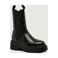 Sztyblety damskie - Tommy Jeans Skórzane sztyblety - miniaturka - grafika 1