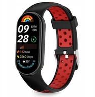 Akcesoria do smartwatchy - Pasek Tech-Protect IconBand Air Xiaomi Smart Band 8 / 9 / 10 / NFC Black/red - miniaturka - grafika 1