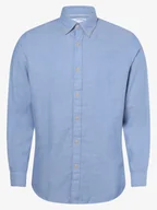 Koszule męskie - Selected - Koszula męska SLHSlimfannel, niebieski - miniaturka - grafika 1