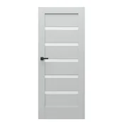 Drzwi wewnętrzne - Drzwi wewnętrzne pokojowe Verte H5 80 lewe szare Porta - miniaturka - grafika 1