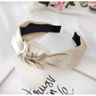 Ozdoby do włosów - Opaska turban z materiału satynowa O228K - miniaturka - grafika 1