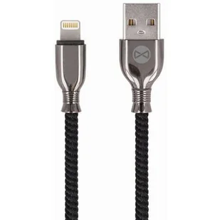 Forever Kabel iPhone 8-PIN Tornado czarny 1m 3A - Kable USB - miniaturka - grafika 1
