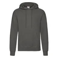 Bluzy męskie - Bluza męska z kapturem Hooded Sweat Fruit of the Loom - Light Graphite XXL - miniaturka - grafika 1