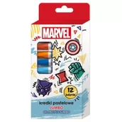 Kredki, ołówki, pastele i pisaki - Beniamin Kredki pastelowe jumbo Avengers 12 kolorów - miniaturka - grafika 1