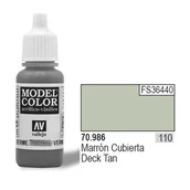 Akcesoria do gier planszowych - Vallejo Farbka Model Color Deck Tan 17ml 70.986 - miniaturka - grafika 1
