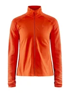 Kurtki damskie - Damska kurtka Craft Core Charge Jersey Orange XL - miniaturka - grafika 1