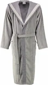 Szlafroki damskie - Cawo Szlafrok męski Luxury Structure Hooded Stone - miniaturka - grafika 1