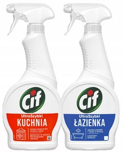 Unilever środek do czyszczenia stali nierdzewnej Cif spray 500 ml - Środki do kuchni i łazienki - miniaturka - grafika 1