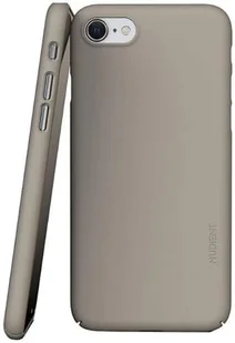 NUDIENT Cienkie etui na telefon komórkowy iPhone 7, iPhone 8 i iPhone SE (Clay Beige) - Etui i futerały do telefonów - miniaturka - grafika 1