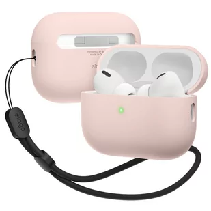 ELAGO Etui Case Silikonowy na AirPods Pro 2 ze smyczką Różowy - Inne akcesoria audio-wideo - miniaturka - grafika 1