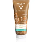 Balsamy i kremy do opalania - Vichy Eko Mleczko do opalania nawilża SPF50+ 200ml - miniaturka - grafika 1
