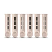 Butelki filtrujące - ZESTAW 6 filtrów do butelki filtrującej Dafi SOFT i SOLID cappuccino - miniaturka - grafika 1