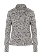 Koszulki i topy damskie - More & More Koszulka w kolorze szaro-kremowym - miniaturka - grafika 1